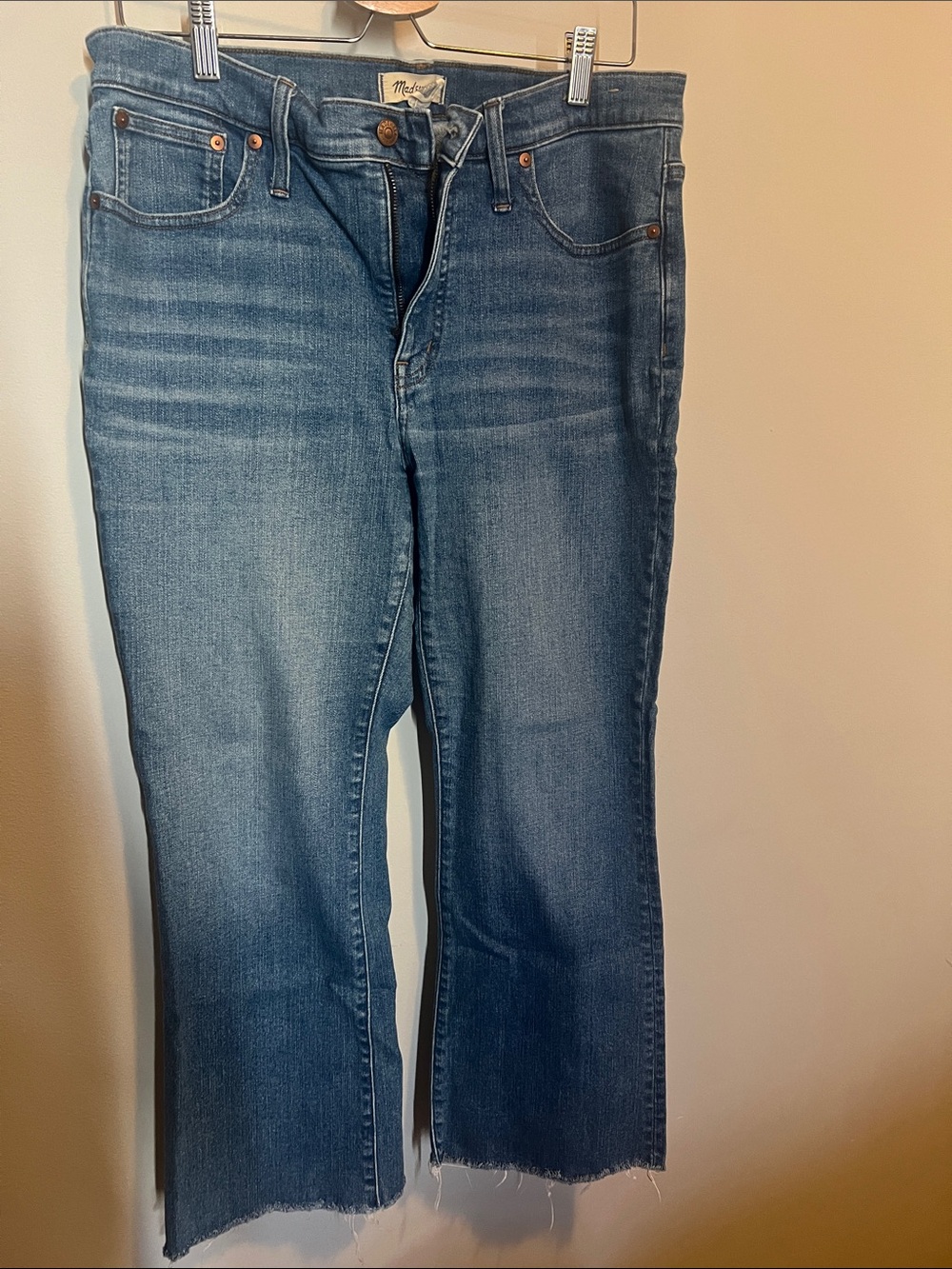 Madewell Mid-Rise Kick Out Crop Jeans